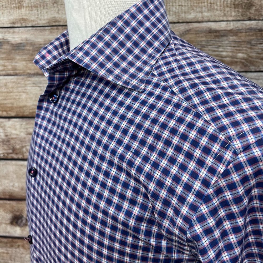 Eton Contemporary Fit Dress Shirt Size S 15 Spread